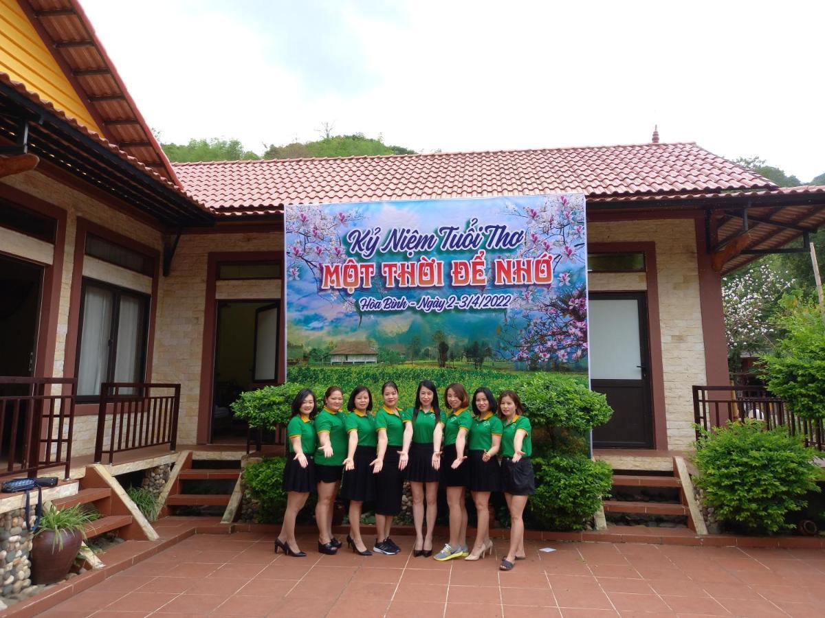 Mai Chau Xanh Bungalow Exteriör bild